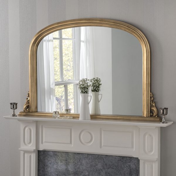 YG311 Overmantle Mirror Gold Leaf 122cm x 76.5cm