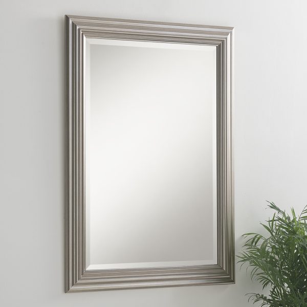 YG701 Rectangular framed Mirror Silver 90.5cm x 116cm